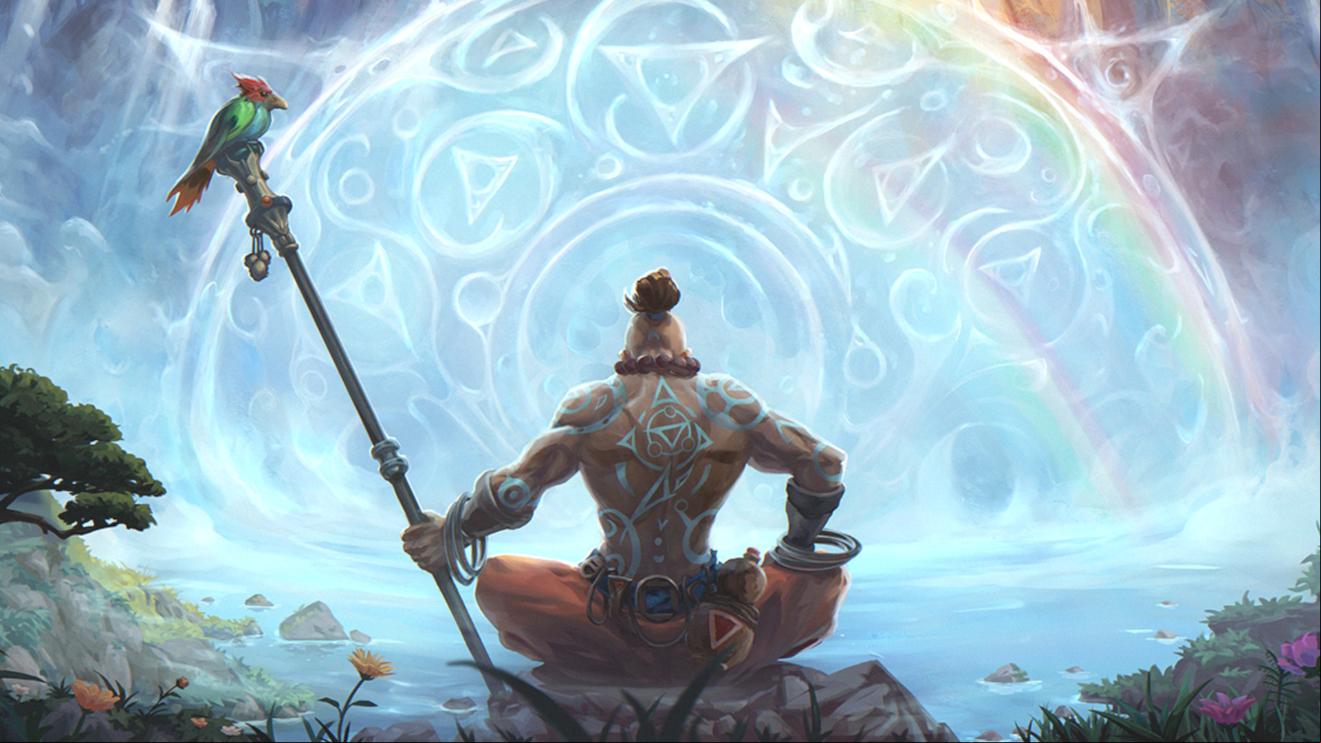 Tibia Monk: Artwork for the new Monk class