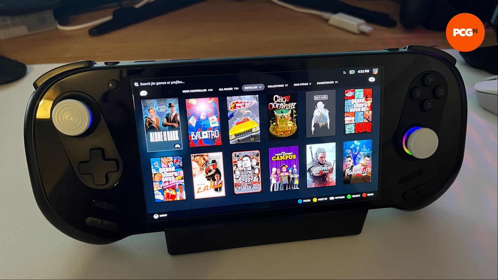 Ayaneo 3 with Steam Big Picture enabled 
