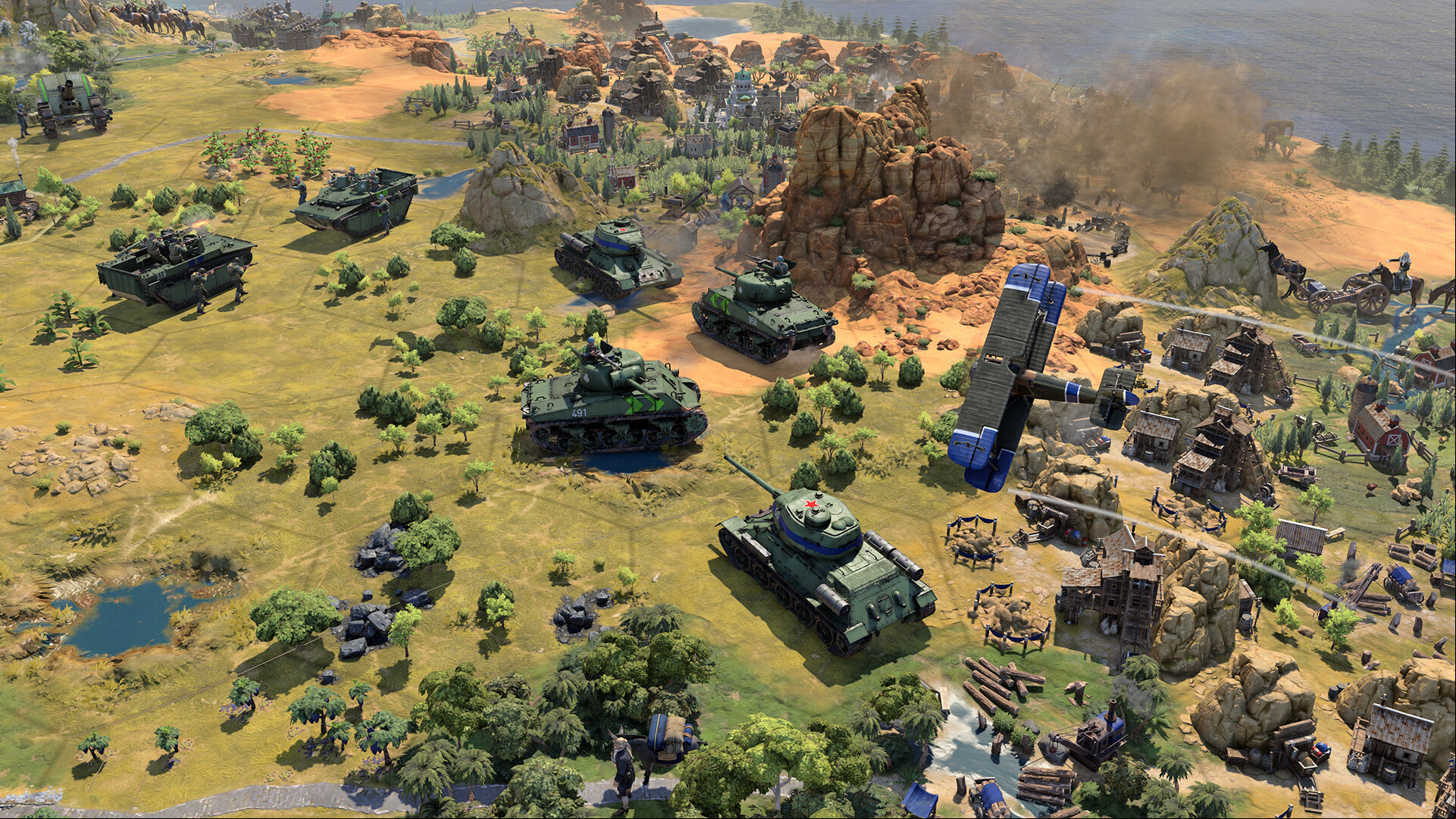 Civilization 7 update: A battle in Firaxis 4X game Civ 7