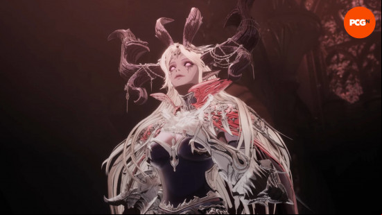 Princess Ilyna is an elegant woman corrupted by chaotic powers and is the 13th The First Berserker Khazan bosses
