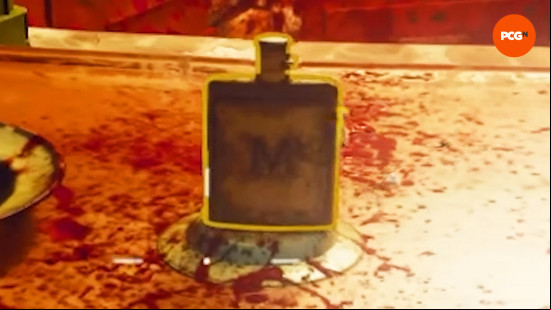 BO6 Shattered Veil main quest: a small metal flask with a yellow outline