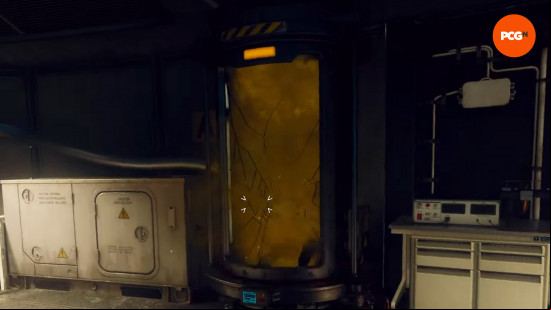 BO6 Shattered Veil main quest: a smoke-filled cylinder