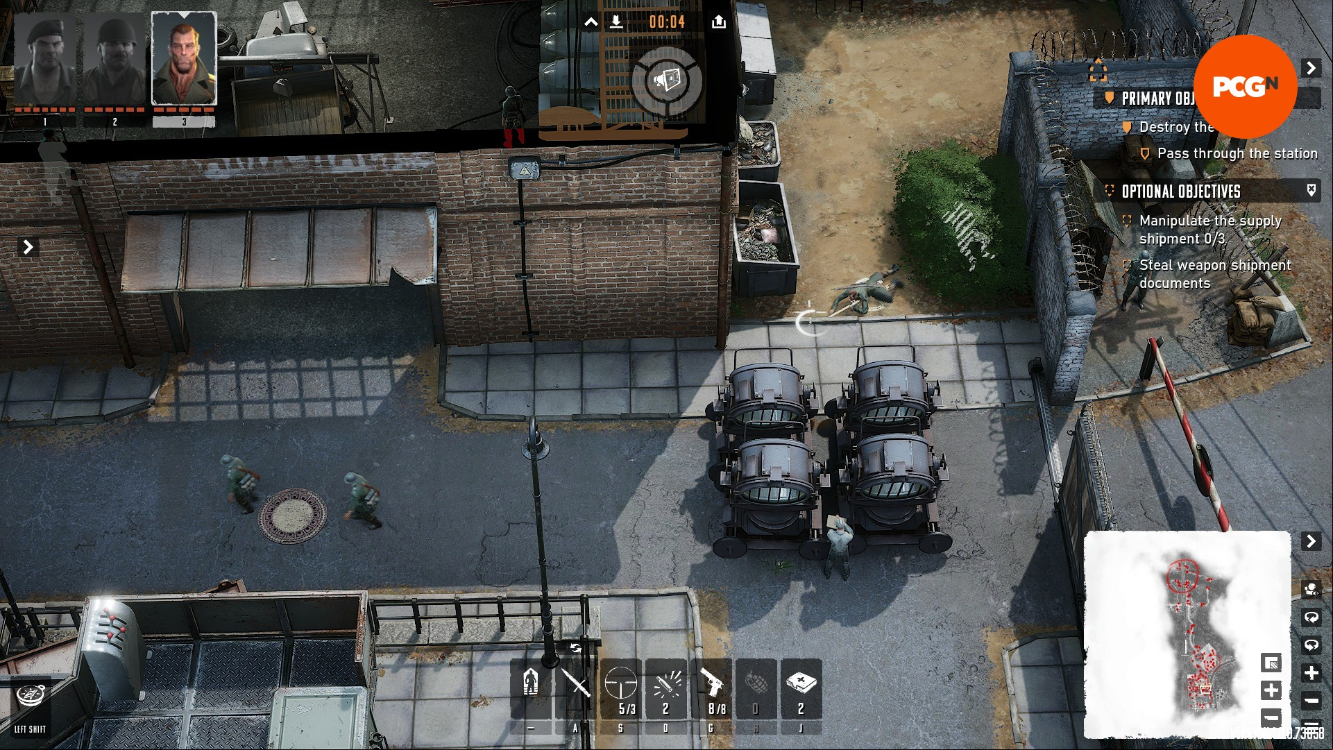 Commandos Origins review: A warehouse from RTS game Commandos Origins