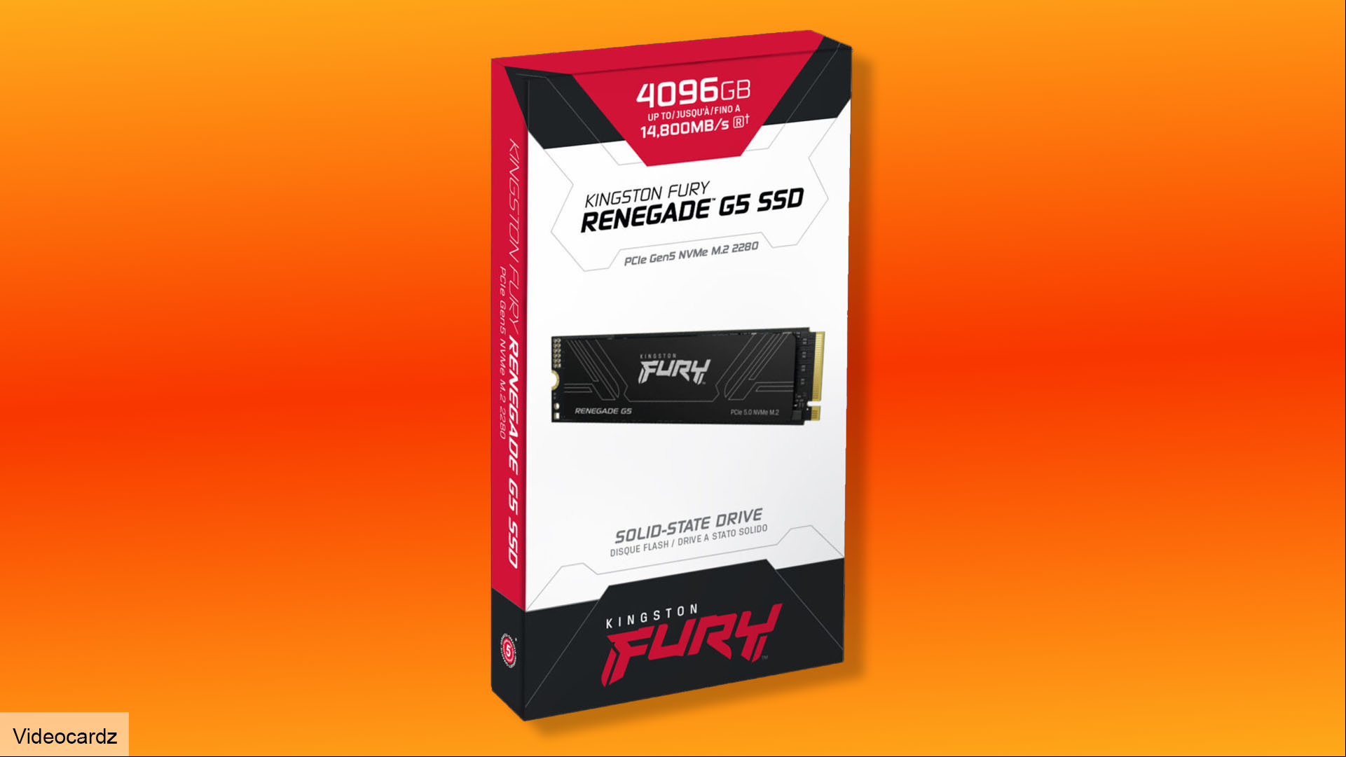 Kingston Fury Renegade G5 SSD box leak from Videocardz.