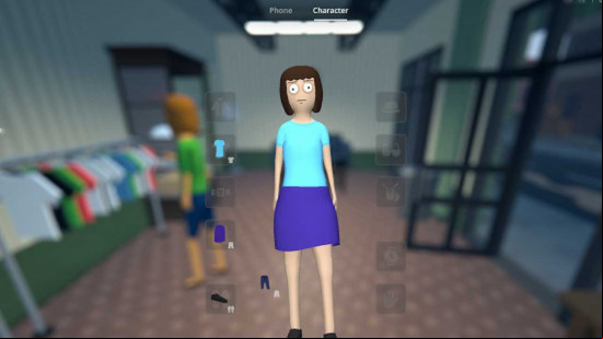 A character in bright clothing in Schedule 1.