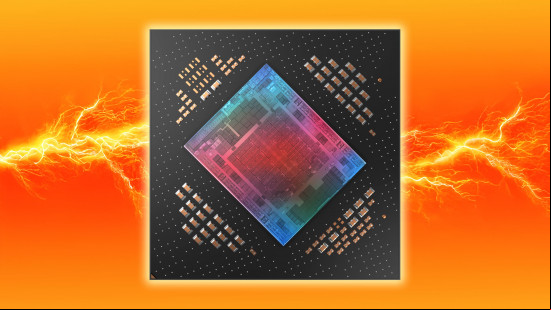 AMD Radeon RX 9060 XT GPU die shot.