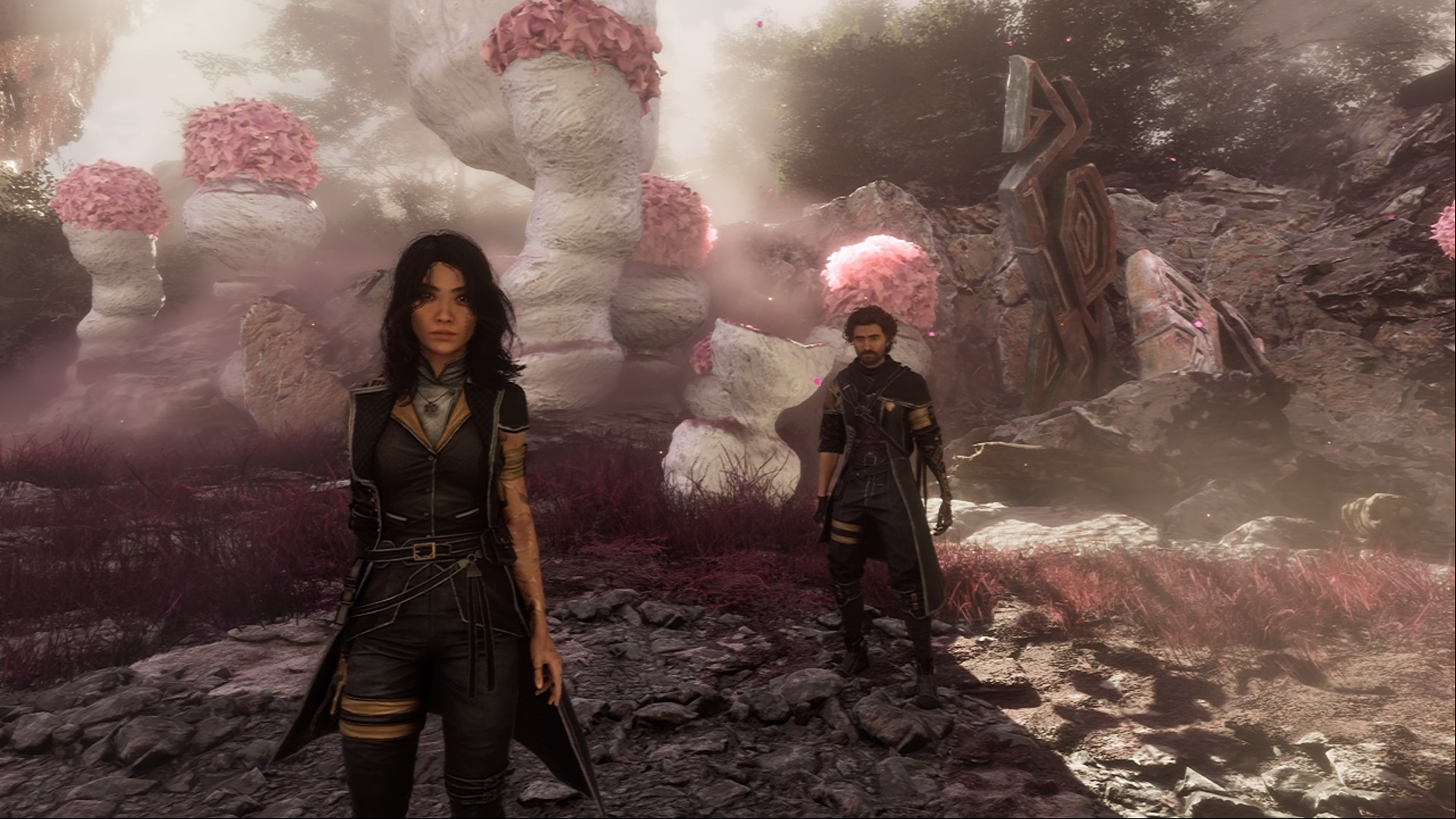 Clair Obscur Expedition 33 running on Steam Deck via GeForce Now