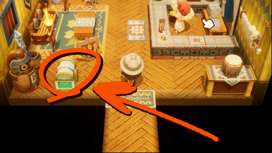 A room and kitchen in Fantasy Life.