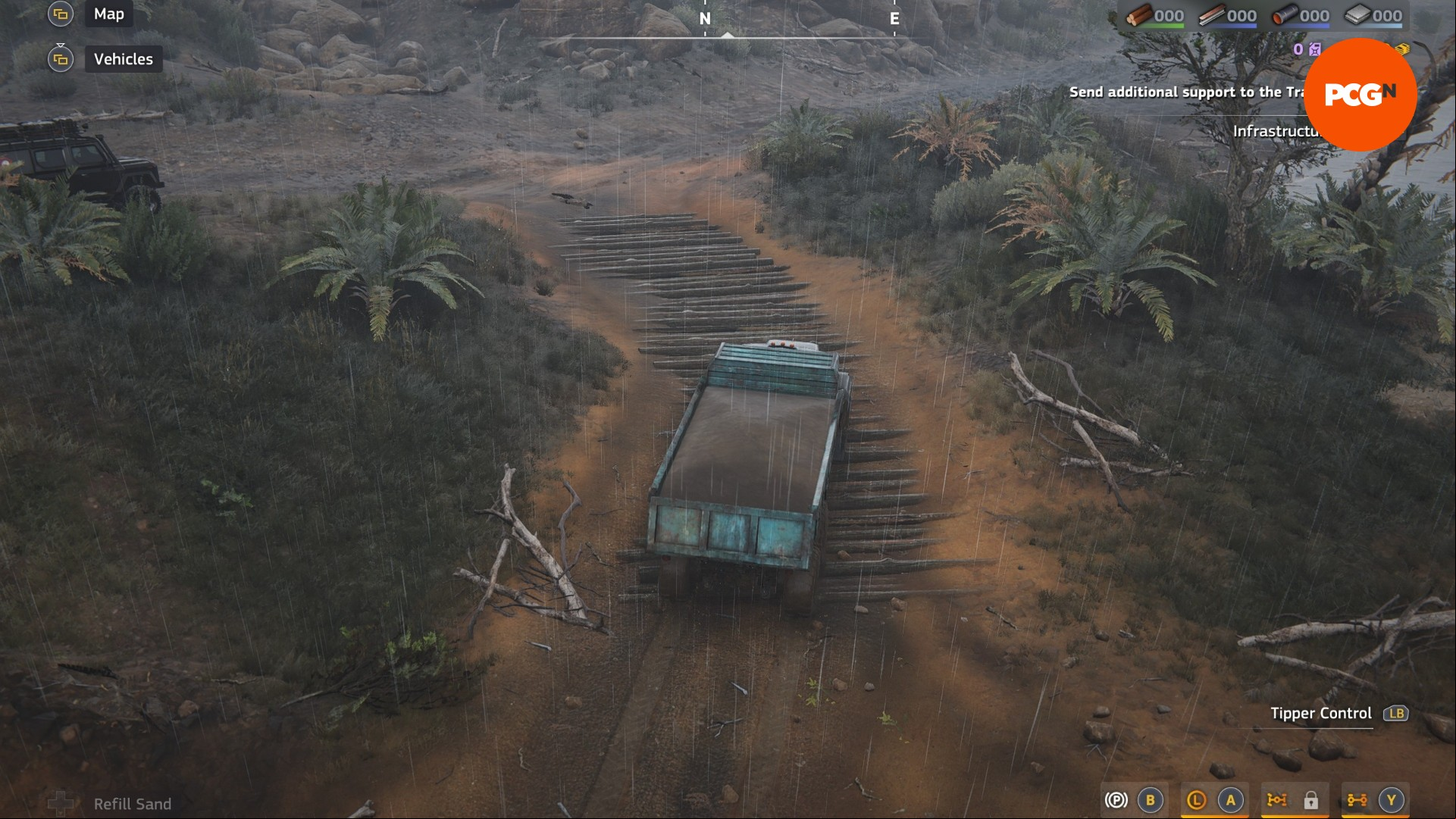 Roadcraft review: A dump truck in Steam driving game Roadcraft