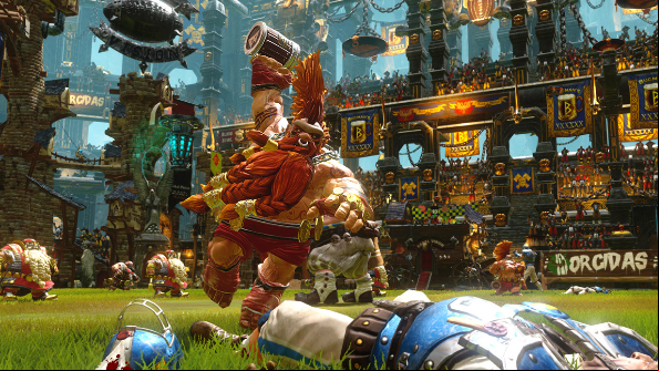Dwarves smash Skaven with spiky trikes in Blood Bowl 2 trailer