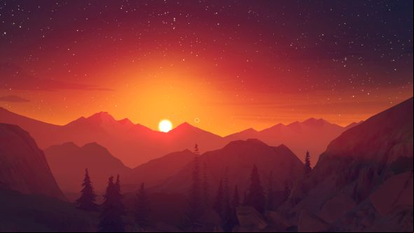 Take a dynamic day & night hike through the Shoshone in Firewatch's new free-roam mode