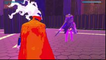 Furi is a hyper-stylised, duel-focused boss rush where you play as a teleporting ninja