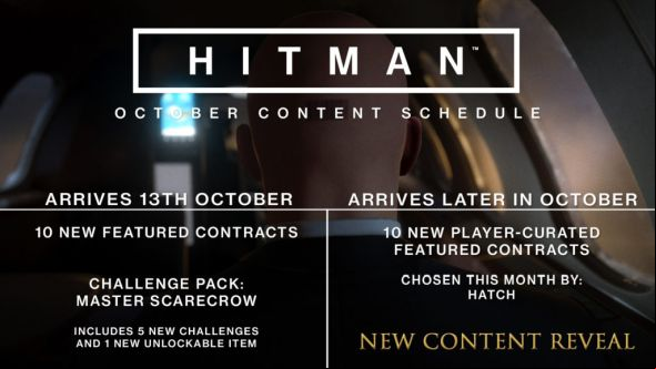 Hitman's October content schedule teases big announcement
