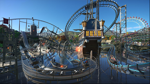 Planet Coaster now has a scenario editor and picnic tables thanks to the anniversary update