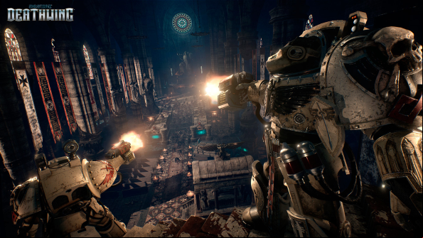 The weapons of Space Hulk: Deathwing incinerate, explode, shred and smash Genestealer gribblies