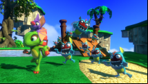 Yooka-Laylee  character revealed to be a slithery salesman in shorts